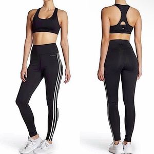 NWT Adidas Designed to Move 3-Stripe High-Waist Leggings Size Small